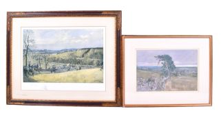 Two Lionel L. Edwards (1874-1954) - hunting prints.