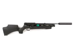 Weihrauch Sport HW 110 CO2 5.5mm CAL air rifle. S/n 2101041, with suppressor, no magazine.