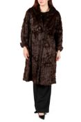 Four pieces of vintage fur and faux fur clothing.