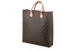 A Louis Vuitton Sac Plat shopper bag.
