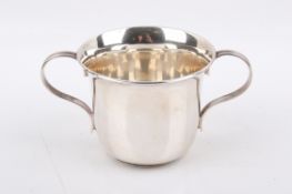 A Stirling silver hallmarked Christening mug.