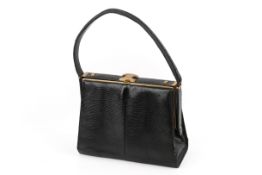 A vintage lizard skin Jane Shilton handbag.