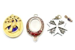 Four Victorian and later Masonic jewels.