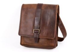 A brown leather Visconti shoulder bag.