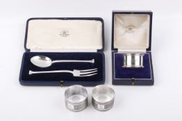 A group of assorted Stirling silver hallmarked items.