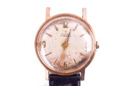 A vintage 9ct gold Talis wristwatch.