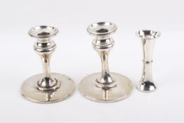 Three weighted Stirling silver hallmarked items.