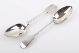 Pair of George IV Stirling silver hallmarked table spoons.