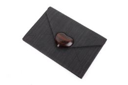 A vintage Yves Saint Laurent envelope clutch.