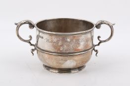 A Stirling silver hallmarked twin-handled cup awarded to William Henry Marks 1910.