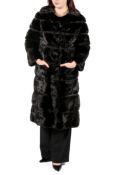 A lady's vintage Golanski of London black mink fur coat.