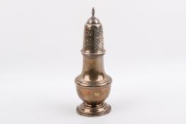A Stirling silver hallmarked sugar caster.