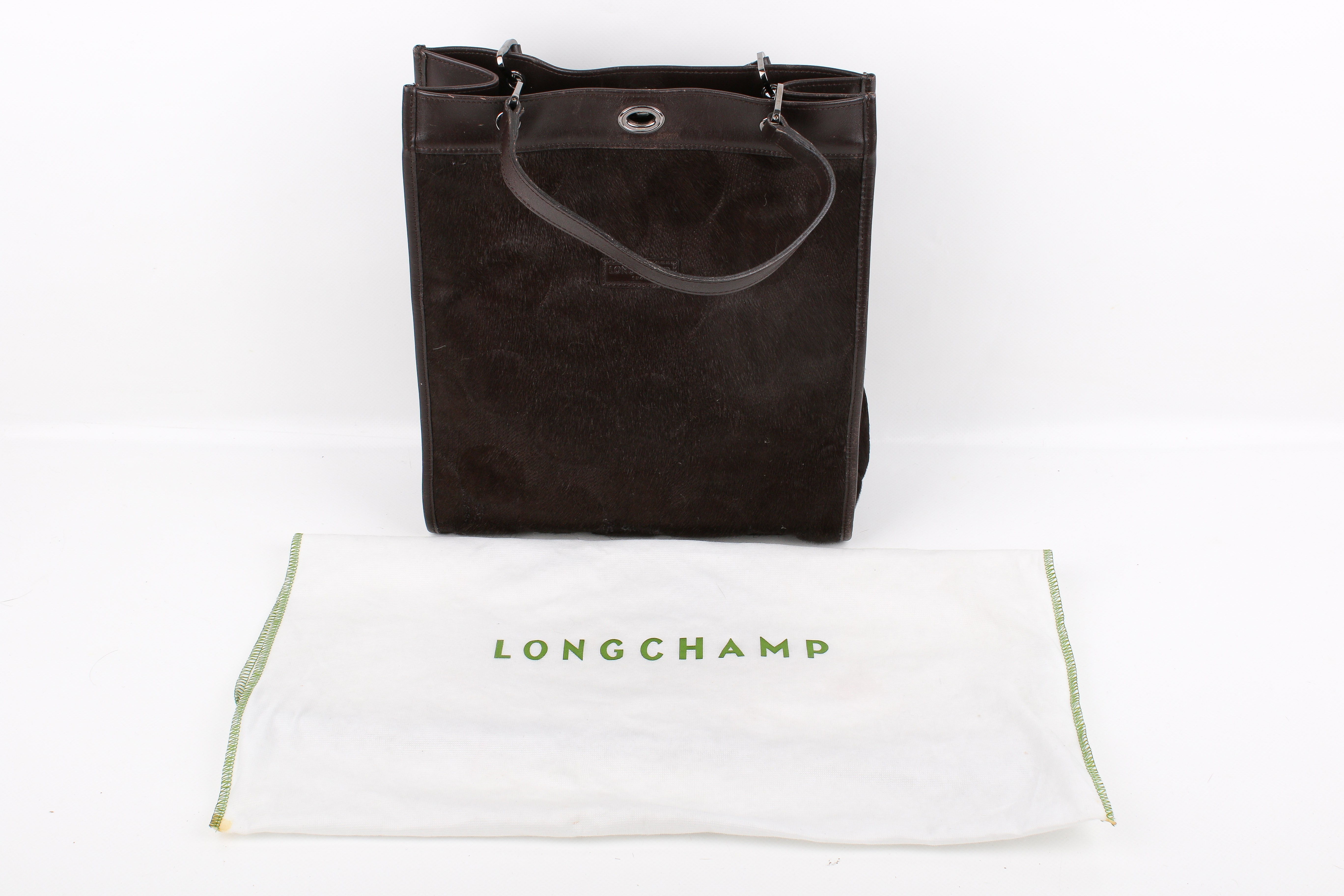 A Longchamp brown pony effect tote handbag. - Image 4 of 4