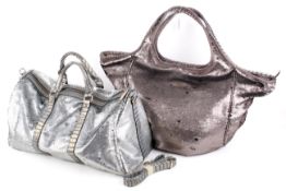 Two Uzurii sequinned bags.