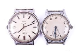 Two watches, without straps, including a Rotary example.