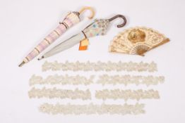 An assortment of vintage fashion accessories.