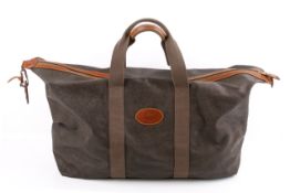 A Mulberry imperfect large clipper holdall.