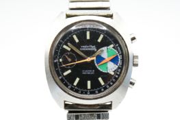 A stainless steel Yachting chronograph wristwatch.