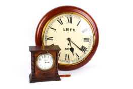 Two early 20th century clocks. Consisting of a French J. W.