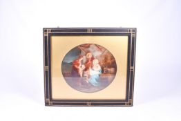 A nativity painting, unsigned.