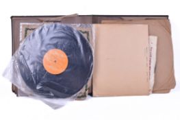 A collection of assorted Elvis Presley vinyl LP records. Including two box sets, in a carry case.