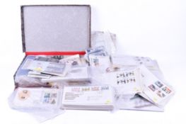 A collection of modern British stamps and first day covers.