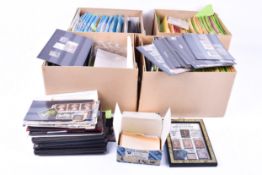 A quantity of stamps.