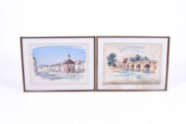 Kenneth Steel - two signed watercolours.