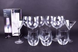 A collection of assorted as new drinking glasses.