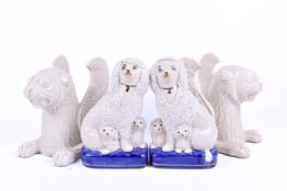 Two pairs of Fitz & Floyd 20th century ceramics.