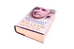 William Hague - William Pitt The Younger 2004, first edition signed by the author.