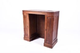 An early 20th century mahogany Jules Richard Taxiphote stereographic viewer stand / desk.