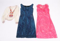 Two Dolly Rocker vintage 1960's dresses and a Hungarian blouse.