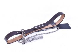 A contemporary 'DSquared2' Italian brown leather belt.