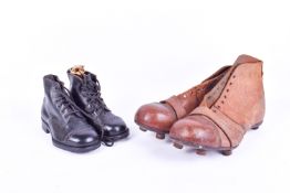 Two pairs of vintage footware.