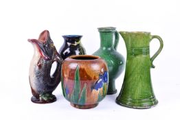 A collection of five early 20th century ceramics.