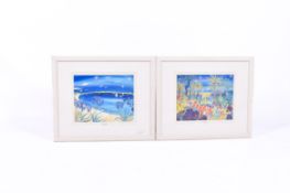 John Dyer (b. 1968) - two signed limited edition prints. Including Fantasy Island, Tresco, no.