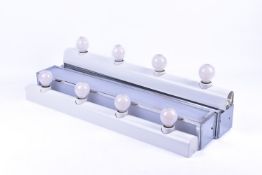 A pair of contemporary Art Deco style wall lights plus two others.