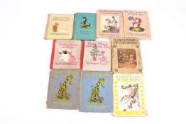 Collection of assorted vintage children's nursery books.