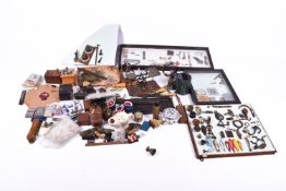 A collection of bygones and household items.