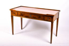 A contemporary writing desk.