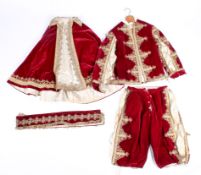 A 19th century medieval style costume.