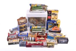 A collection of assorted modern diecast model vehicles,