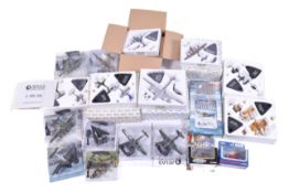 A large collection of assorted modern diecast military aircraft dundle.