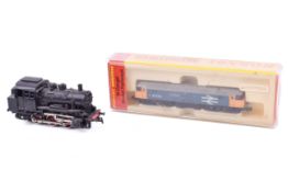 A Hornby Minitrix N-Gauge Model Railway locomotive, boxed. N.