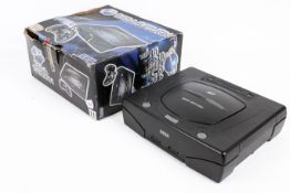 A Sega Saturn console. Model No. MK-80200A-50, serial No.