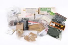 A collection of assorted mostly 00 gauge railway vehicles, layout accessories and kits.