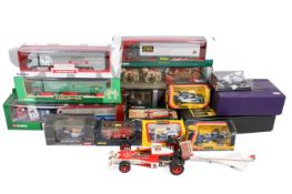 A collection of assorted diecast model vehicles. Including Vanguards, Kyosho and Corgi, etc.