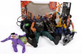 A collection of five assorted Hasbro Action Man figures. Including four Dr.