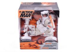 A Hasbro Action Man Moon Raker Space Explorer, boxed.